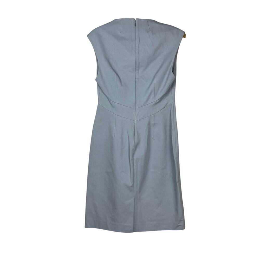 Banana Republic Icey Blue Sleeveless Sheath Dress Size 6Wedding Guest Occasion - Picture 2 of 7